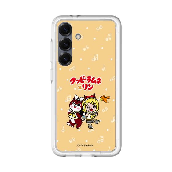 スリムプロテクションプレミアムケース［ 初音ミク×クッピーラムネ - 鏡音リン×ラム - デフォルメイラスト ］