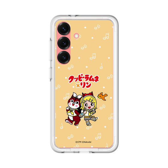 スリムプロテクションプレミアムケース［ 初音ミク×クッピーラムネ - 鏡音リン×ラム - デフォルメイラスト ］