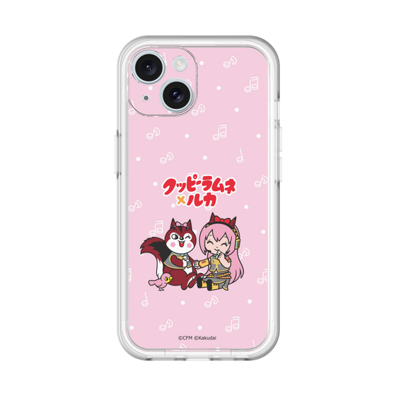 スリムプロテクションプレミアムケース［ 初音ミク×クッピーラムネ - 巡音ルカ×ラム - デフォルメイラスト ］