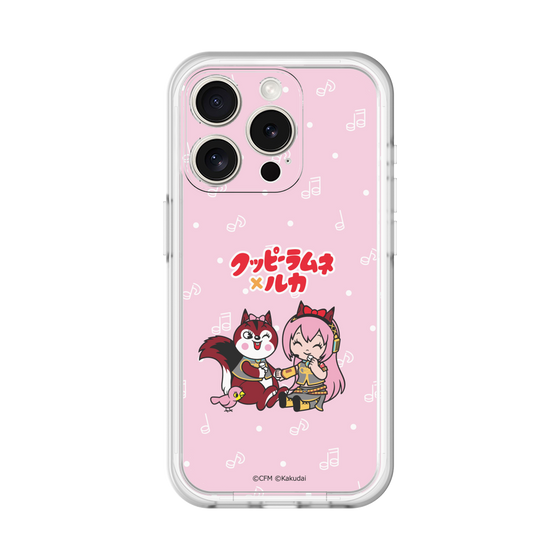 スリムプロテクションプレミアムケース［ 初音ミク×クッピーラムネ - 巡音ルカ×ラム - デフォルメイラスト ］