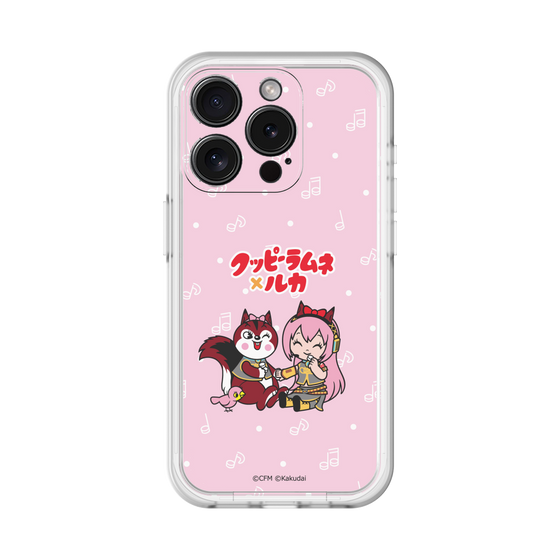 スリムプロテクションプレミアムケース［ 初音ミク×クッピーラムネ - 巡音ルカ×ラム - デフォルメイラスト ］