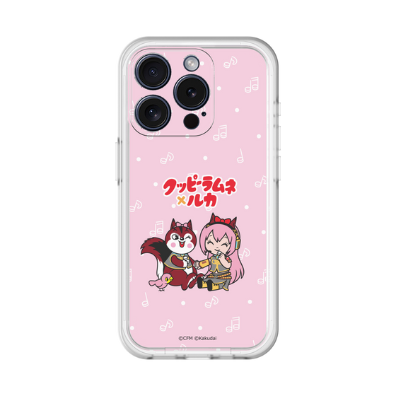 スリムプロテクションプレミアムケース［ 初音ミク×クッピーラムネ - 巡音ルカ×ラム - デフォルメイラスト ］