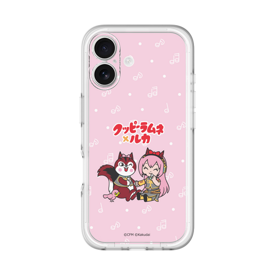 スリムプロテクションプレミアムケース［ 初音ミク×クッピーラムネ - 巡音ルカ×ラム - デフォルメイラスト ］