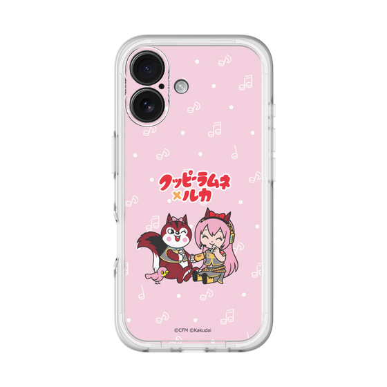スリムプロテクションプレミアムケース［ 初音ミク×クッピーラムネ - 巡音ルカ×ラム - デフォルメイラスト ］