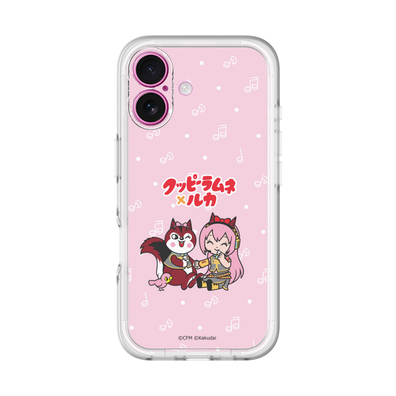 スリムプロテクションプレミアムケース［ 初音ミク×クッピーラムネ - 巡音ルカ×ラム - デフォルメイラスト ］