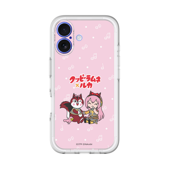 スリムプロテクションプレミアムケース［ 初音ミク×クッピーラムネ - 巡音ルカ×ラム - デフォルメイラスト ］