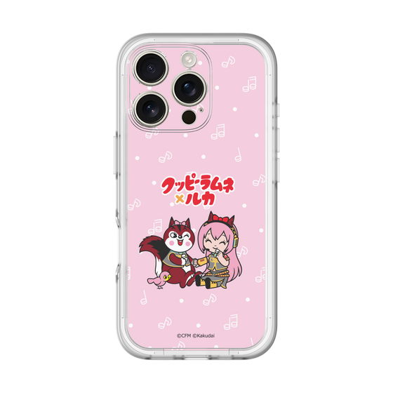 スリムプロテクションプレミアムケース［ 初音ミク×クッピーラムネ - 巡音ルカ×ラム - デフォルメイラスト ］