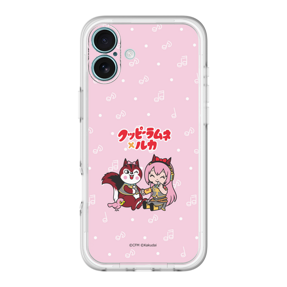 スリムプロテクションプレミアムケース［ 初音ミク×クッピーラムネ - 巡音ルカ×ラム - デフォルメイラスト ］