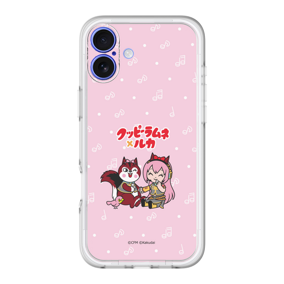 スリムプロテクションプレミアムケース［ 初音ミク×クッピーラムネ - 巡音ルカ×ラム - デフォルメイラスト ］