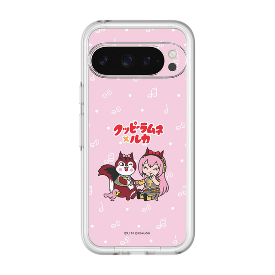 スリムプロテクションプレミアムケース［ 初音ミク×クッピーラムネ - 巡音ルカ×ラム - デフォルメイラスト ］