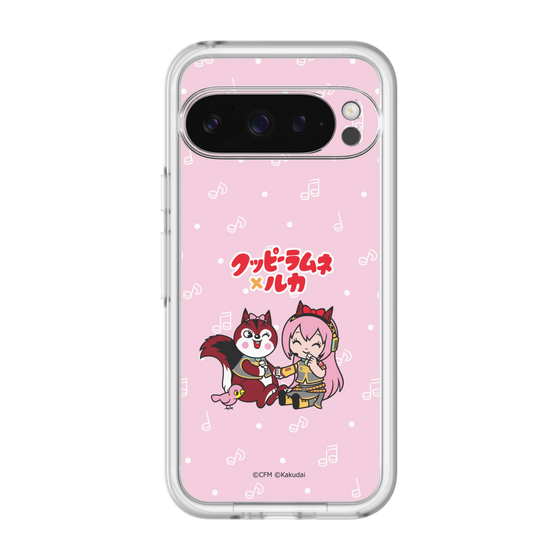 スリムプロテクションプレミアムケース［ 初音ミク×クッピーラムネ - 巡音ルカ×ラム - デフォルメイラスト ］
