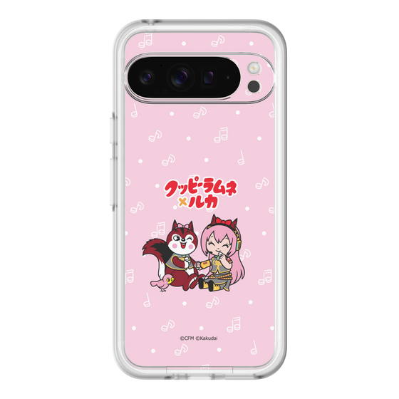 スリムプロテクションプレミアムケース［ 初音ミク×クッピーラムネ - 巡音ルカ×ラム - デフォルメイラスト ］