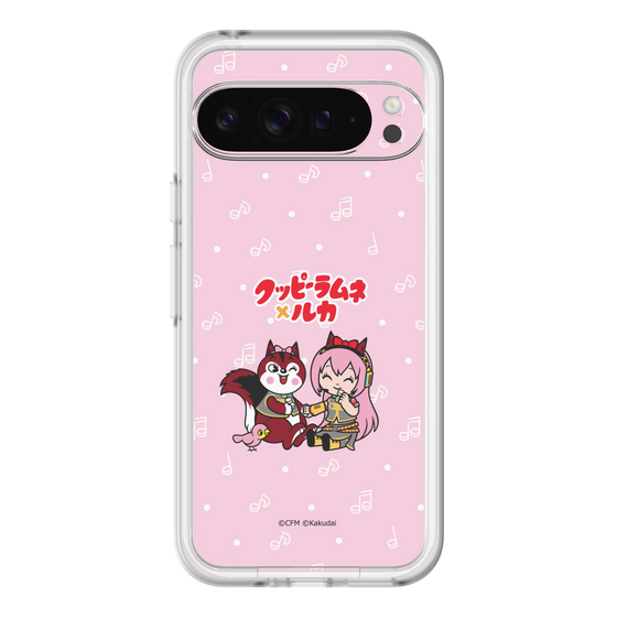 スリムプロテクションプレミアムケース［ 初音ミク×クッピーラムネ - 巡音ルカ×ラム - デフォルメイラスト ］