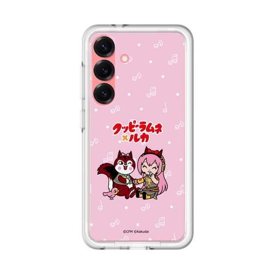 スリムプロテクションプレミアムケース［ 初音ミク×クッピーラムネ - 巡音ルカ×ラム - デフォルメイラスト ］