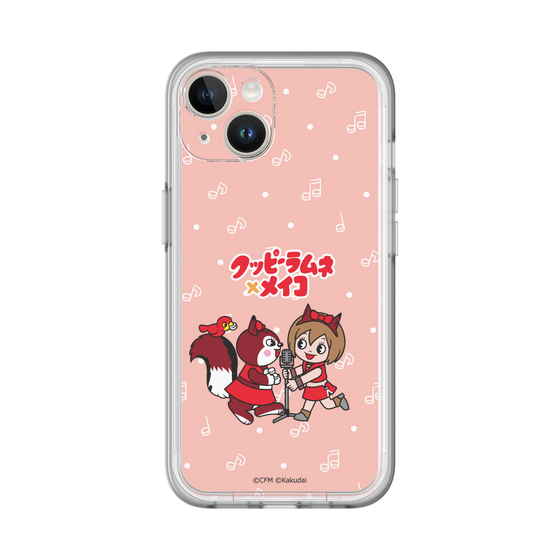 スリムプロテクションプレミアムケース［ 初音ミク×クッピーラムネ - MEIKO×ラム - デフォルメイラスト ］