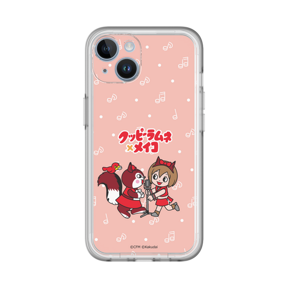 スリムプロテクションプレミアムケース［ 初音ミク×クッピーラムネ - MEIKO×ラム - デフォルメイラスト ］