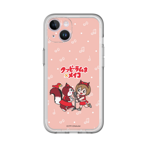 スリムプロテクションプレミアムケース［ 初音ミク×クッピーラムネ - MEIKO×ラム - デフォルメイラスト ］
