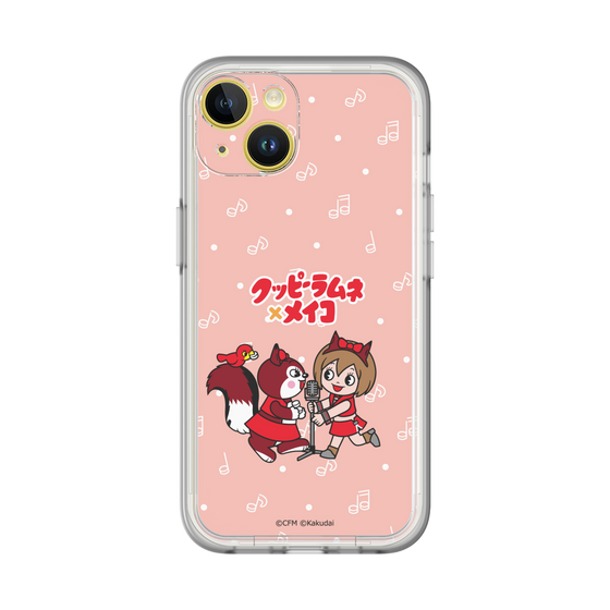 スリムプロテクションプレミアムケース［ 初音ミク×クッピーラムネ - MEIKO×ラム - デフォルメイラスト ］