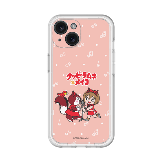 スリムプロテクションプレミアムケース［ 初音ミク×クッピーラムネ - MEIKO×ラム - デフォルメイラスト ］