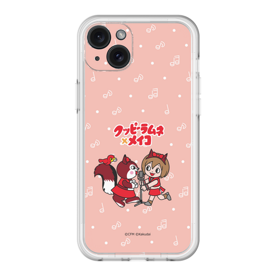 スリムプロテクションプレミアムケース［ 初音ミク×クッピーラムネ - MEIKO×ラム - デフォルメイラスト ］