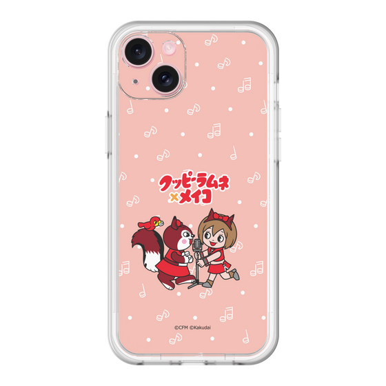 スリムプロテクションプレミアムケース［ 初音ミク×クッピーラムネ - MEIKO×ラム - デフォルメイラスト ］