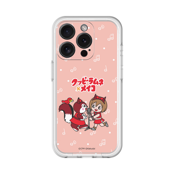 スリムプロテクションプレミアムケース［ 初音ミク×クッピーラムネ - MEIKO×ラム - デフォルメイラスト ］