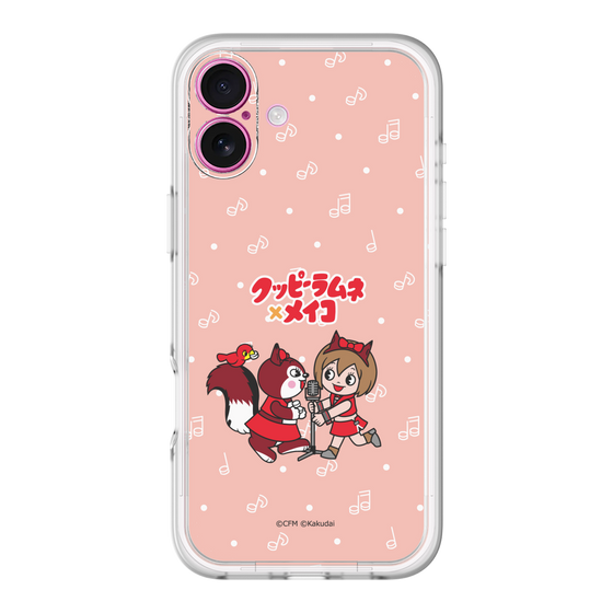 スリムプロテクションプレミアムケース［ 初音ミク×クッピーラムネ - MEIKO×ラム - デフォルメイラスト ］