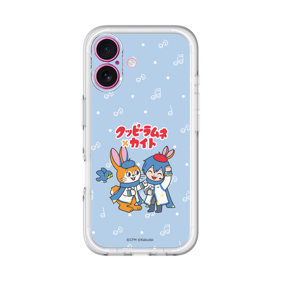 スリムプロテクションプレミアムケース［ 初音ミク×クッピーラムネ - KAITO×クッピー - デフォルメイラスト ］
