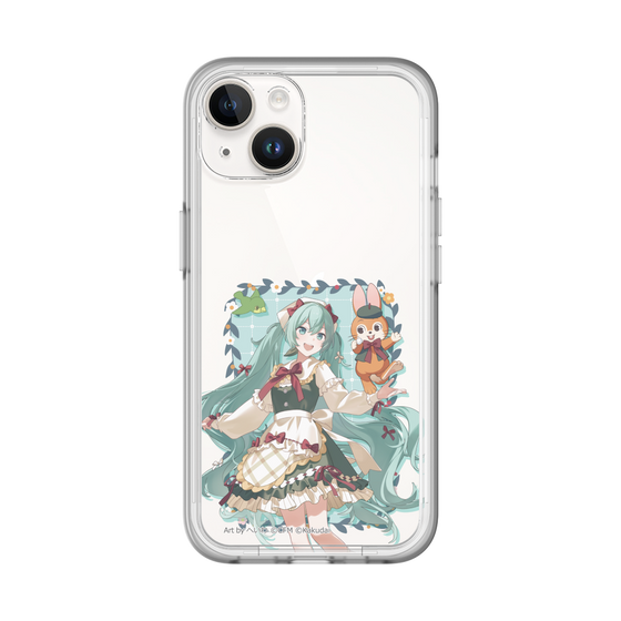 スリムプロテクションプレミアムケース［ 初音ミク×クッピーラムネ - 初音ミク×クッピー - 等身イラスト1 ］
