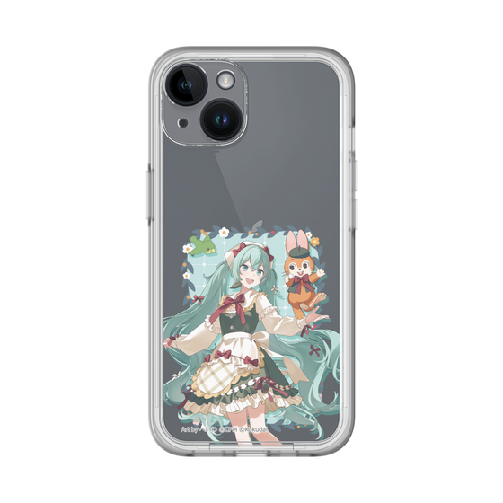 スリムプロテクションプレミアムケース［ 初音ミク×クッピーラムネ - 初音ミク×クッピー - 等身イラスト1 ］
