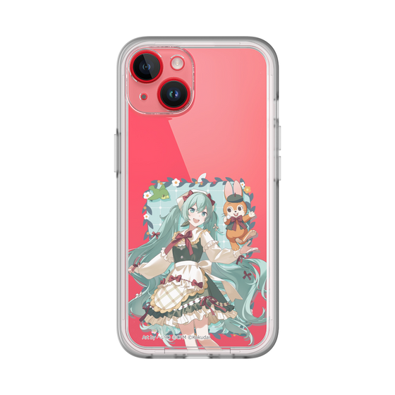 スリムプロテクションプレミアムケース［ 初音ミク×クッピーラムネ - 初音ミク×クッピー - 等身イラスト1 ］
