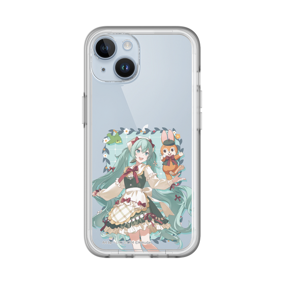 スリムプロテクションプレミアムケース［ 初音ミク×クッピーラムネ - 初音ミク×クッピー - 等身イラスト1 ］