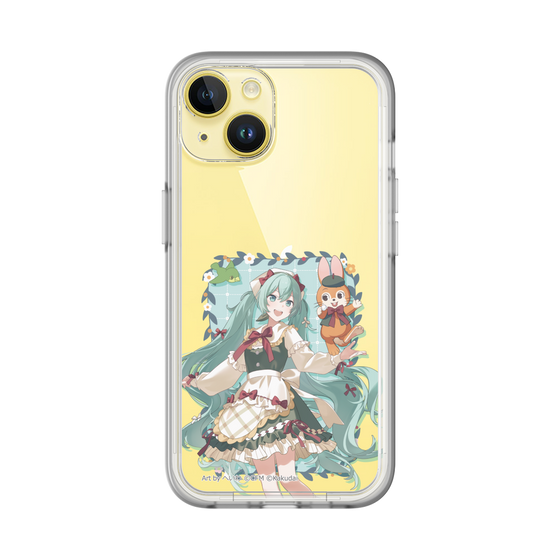 スリムプロテクションプレミアムケース［ 初音ミク×クッピーラムネ - 初音ミク×クッピー - 等身イラスト1 ］