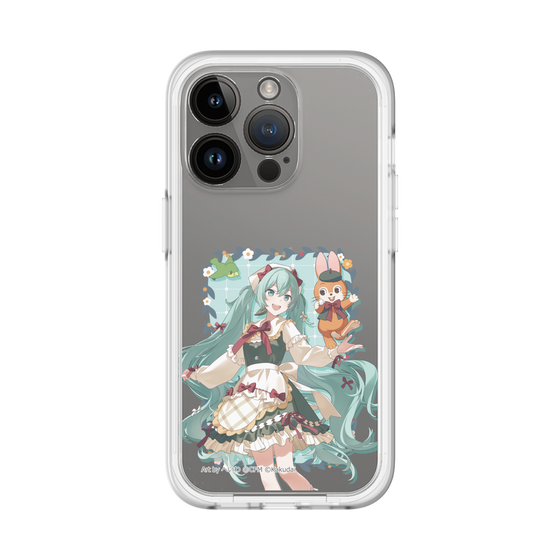 スリムプロテクションプレミアムケース［ 初音ミク×クッピーラムネ - 初音ミク×クッピー - 等身イラスト1 ］