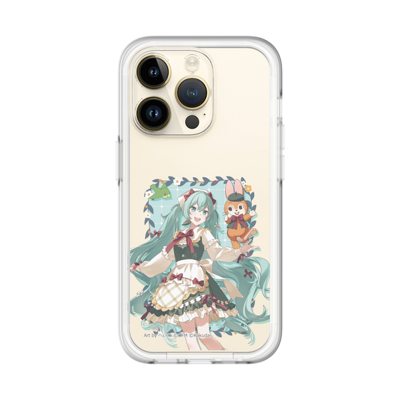 スリムプロテクションプレミアムケース［ 初音ミク×クッピーラムネ - 初音ミク×クッピー - 等身イラスト1 ］