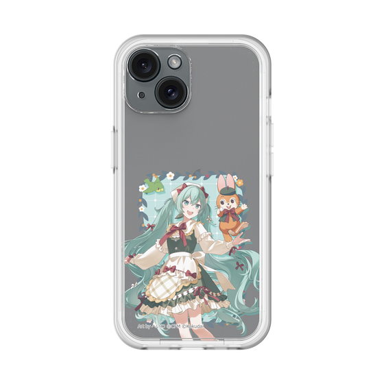 スリムプロテクションプレミアムケース［ 初音ミク×クッピーラムネ - 初音ミク×クッピー - 等身イラスト1 ］
