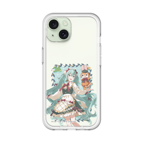 スリムプロテクションプレミアムケース［ 初音ミク×クッピーラムネ - 初音ミク×クッピー - 等身イラスト1 ］
