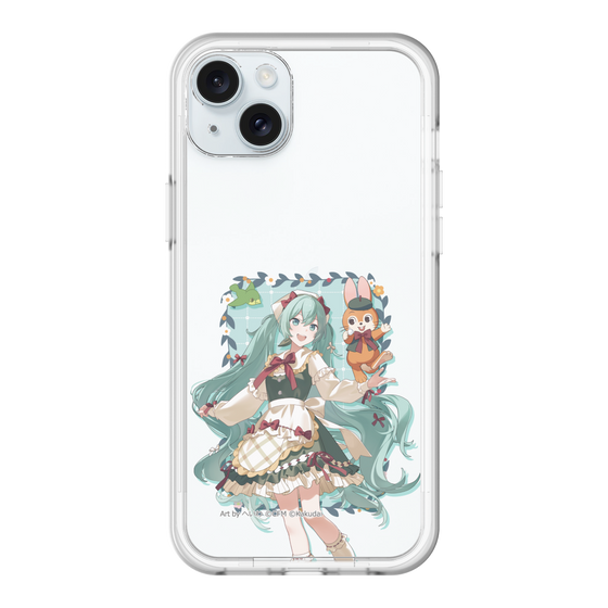 スリムプロテクションプレミアムケース［ 初音ミク×クッピーラムネ - 初音ミク×クッピー - 等身イラスト1 ］