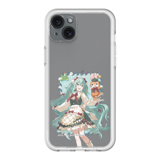 スリムプロテクションプレミアムケース［ 初音ミク×クッピーラムネ - 初音ミク×クッピー - 等身イラスト1 ］