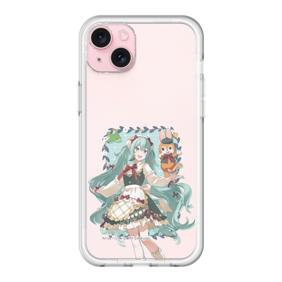スリムプロテクションプレミアムケース［ 初音ミク×クッピーラムネ - 初音ミク×クッピー - 等身イラスト1 ］