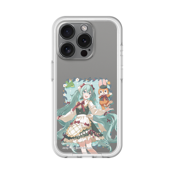スリムプロテクションプレミアムケース［ 初音ミク×クッピーラムネ - 初音ミク×クッピー - 等身イラスト1 ］