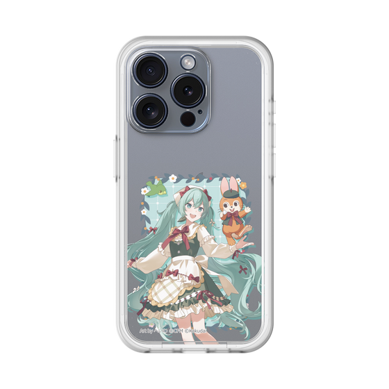 スリムプロテクションプレミアムケース［ 初音ミク×クッピーラムネ - 初音ミク×クッピー - 等身イラスト1 ］