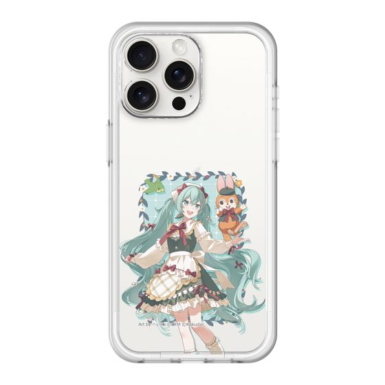 スリムプロテクションプレミアムケース［ 初音ミク×クッピーラムネ - 初音ミク×クッピー - 等身イラスト1 ］