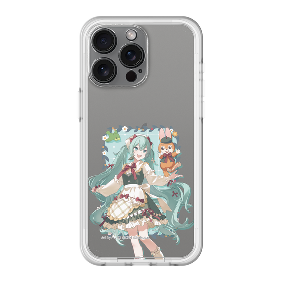 スリムプロテクションプレミアムケース［ 初音ミク×クッピーラムネ - 初音ミク×クッピー - 等身イラスト1 ］