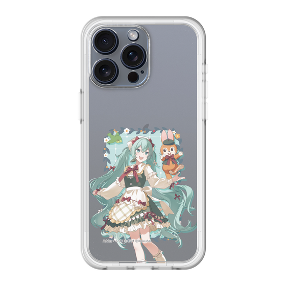 スリムプロテクションプレミアムケース［ 初音ミク×クッピーラムネ - 初音ミク×クッピー - 等身イラスト1 ］