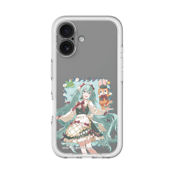 スリムプロテクションプレミアムケース［ 初音ミク×クッピーラムネ - 初音ミク×クッピー - 等身イラスト1 ］