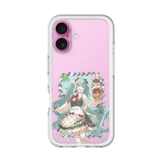 スリムプロテクションプレミアムケース［ 初音ミク×クッピーラムネ - 初音ミク×クッピー - 等身イラスト1 ］