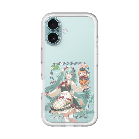 スリムプロテクションプレミアムケース［ 初音ミク×クッピーラムネ - 初音ミク×クッピー - 等身イラスト1 ］