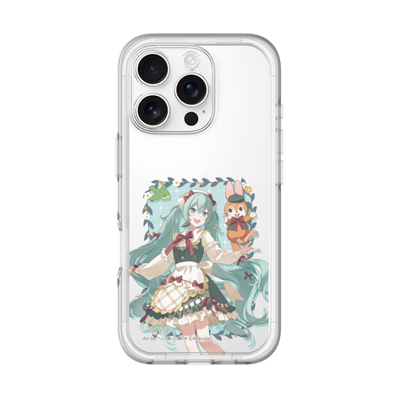 スリムプロテクションプレミアムケース［ 初音ミク×クッピーラムネ - 初音ミク×クッピー - 等身イラスト1 ］
