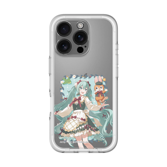 スリムプロテクションプレミアムケース［ 初音ミク×クッピーラムネ - 初音ミク×クッピー - 等身イラスト1 ］